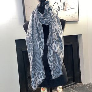 Animal print shawl